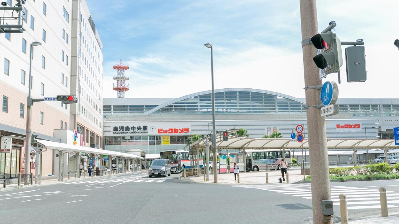 Toyoko Inn Kagoshima Chuo Eki Nishi Guchi Exteriör bild